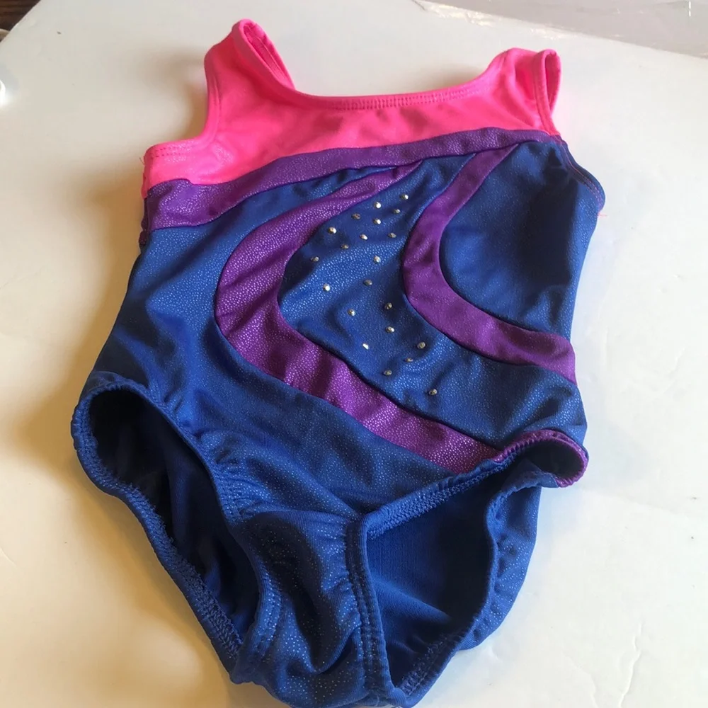 Girls gymnastics freestyle bodysuit